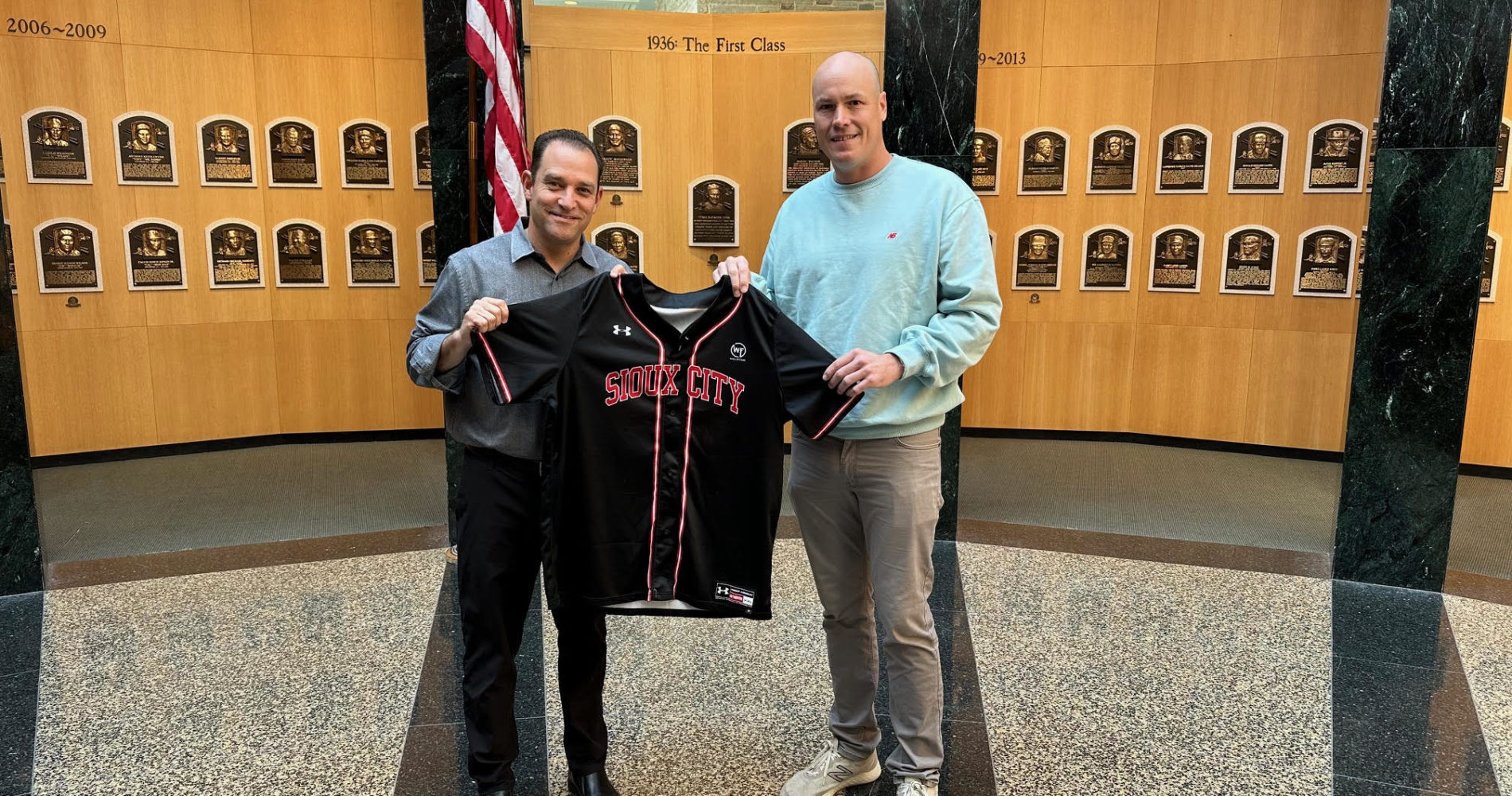  SCHOLTEN JERSEY ARRIVES IN COOPERSTOWN