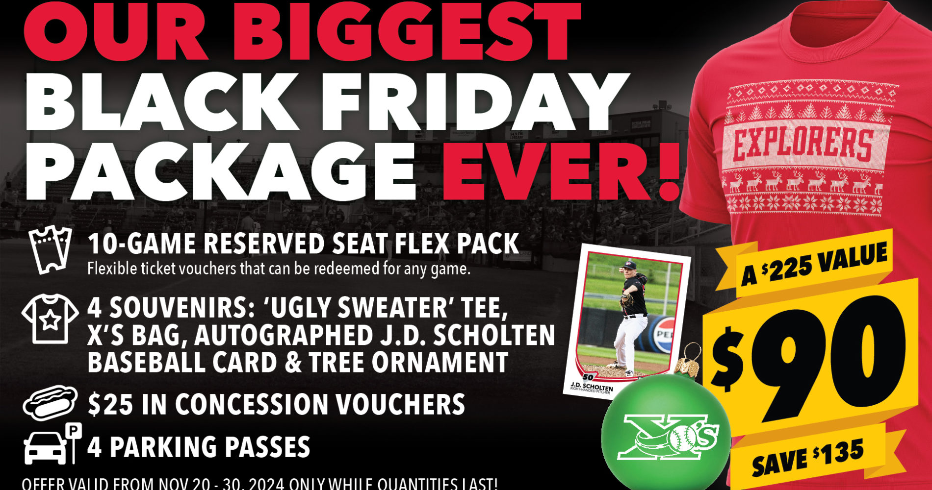 BLACK FRIDAY PACKAGE NOW AVAILABLE