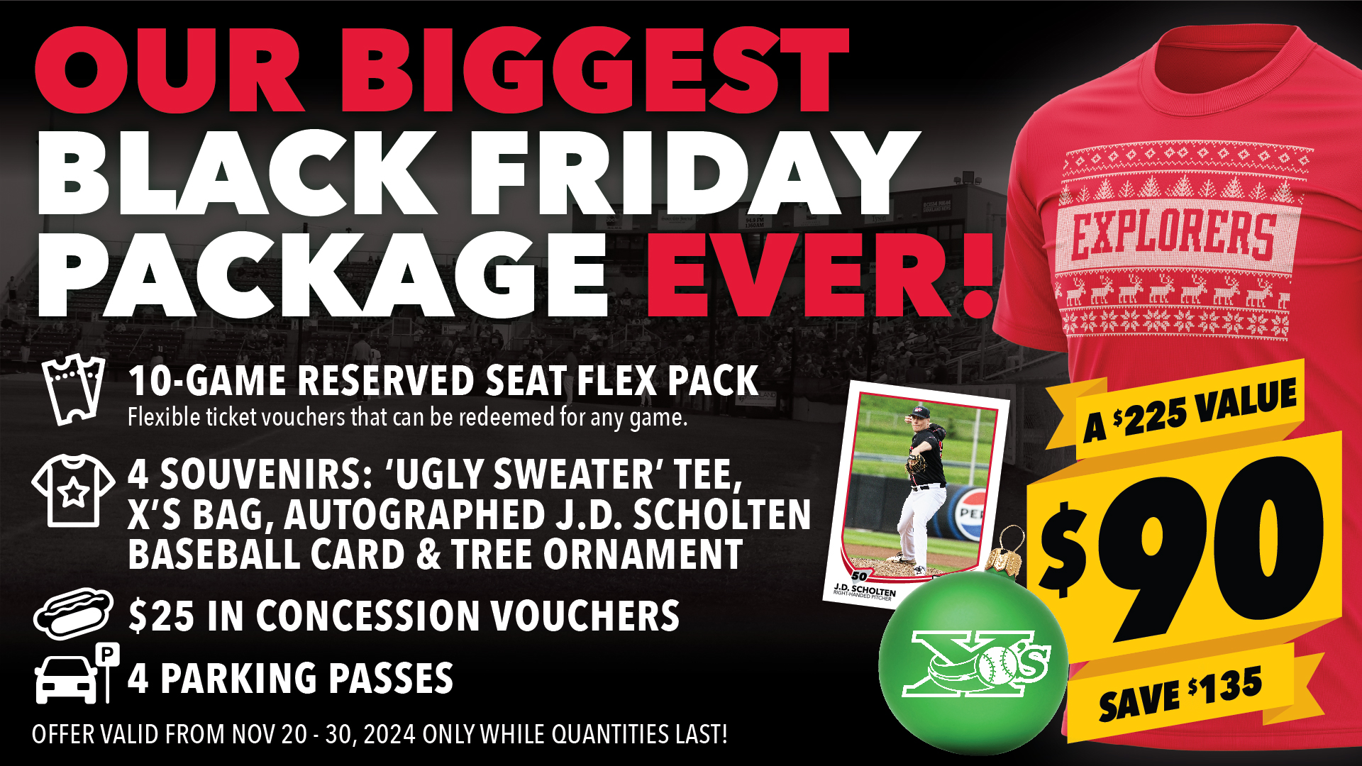 BLACK FRIDAY PACKAGE NOW AVAILABLE