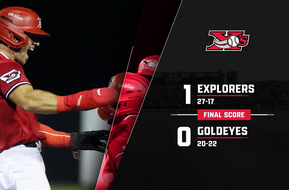 EXPLORERS, GOLDEYES SPLIT HARD-FOUGHT DOUBLEHEADER IN SIOUX CITY