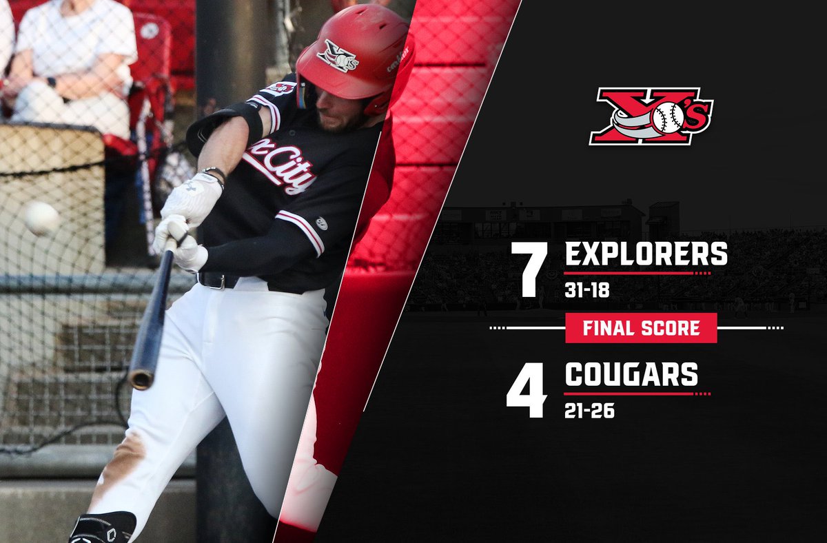EXPLORERS WIN SERIES WITH 7–4 WIN OVER COUGARS