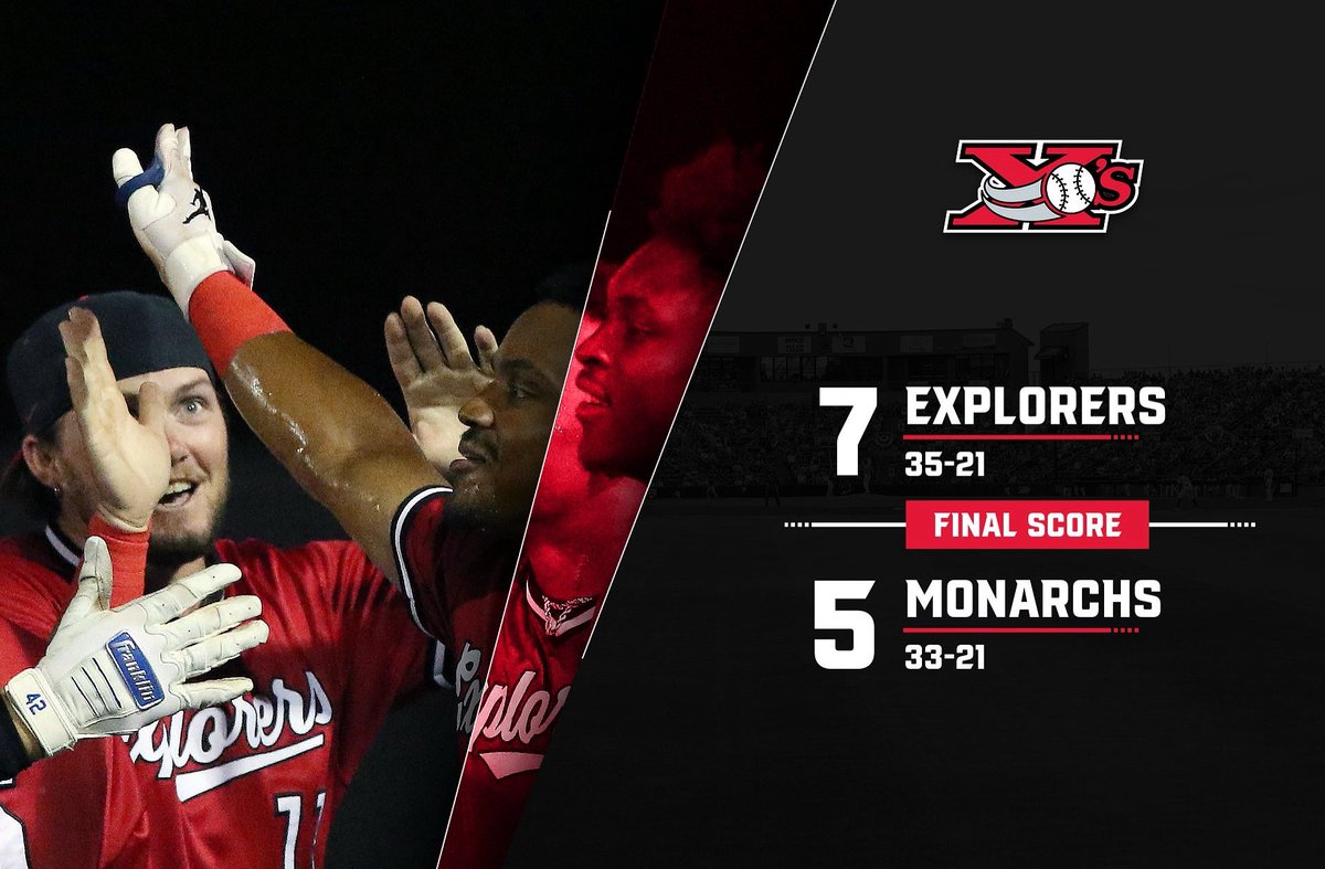 EXPLORERS OUTRUN MONARCHS IN SERIES FINALE