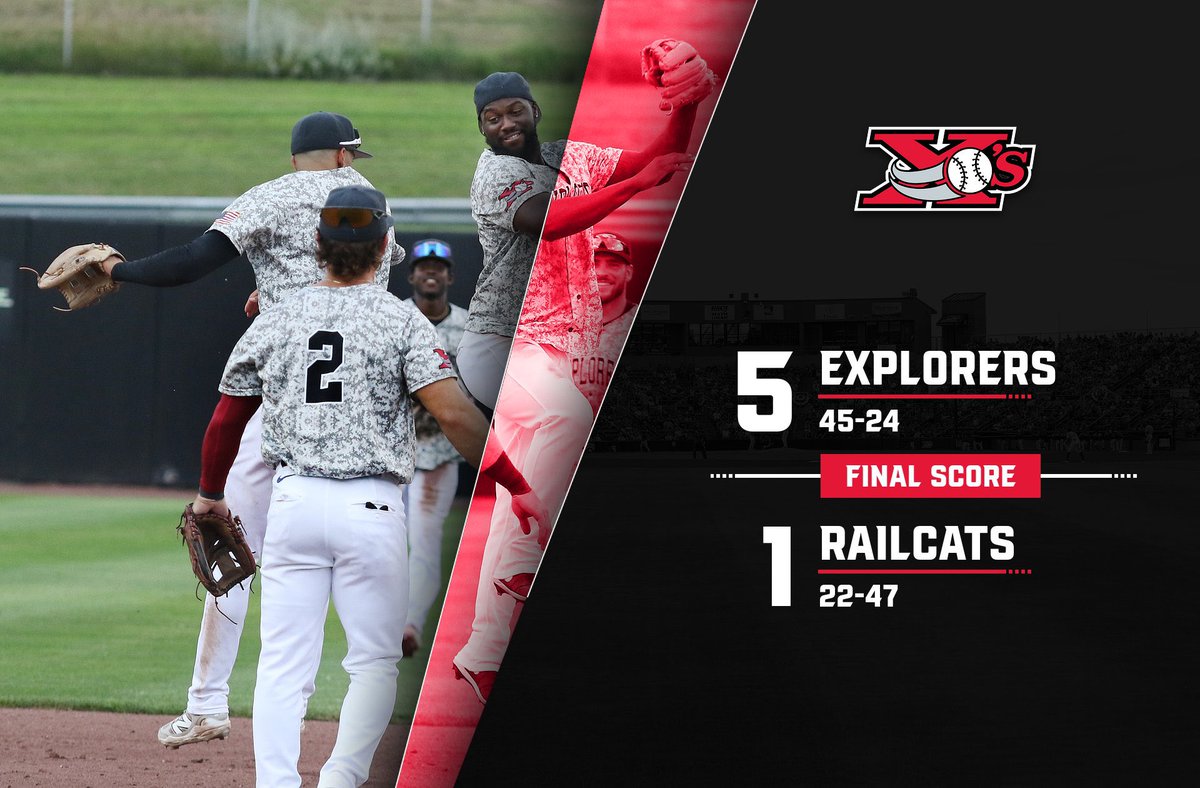 EXPLORERS STAY HOT WITH SERIES WIN OVER RAILCATS