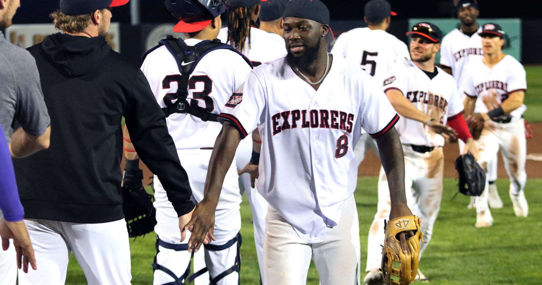 PLAYOFF BOUND EXPLORERS RETURN HOME