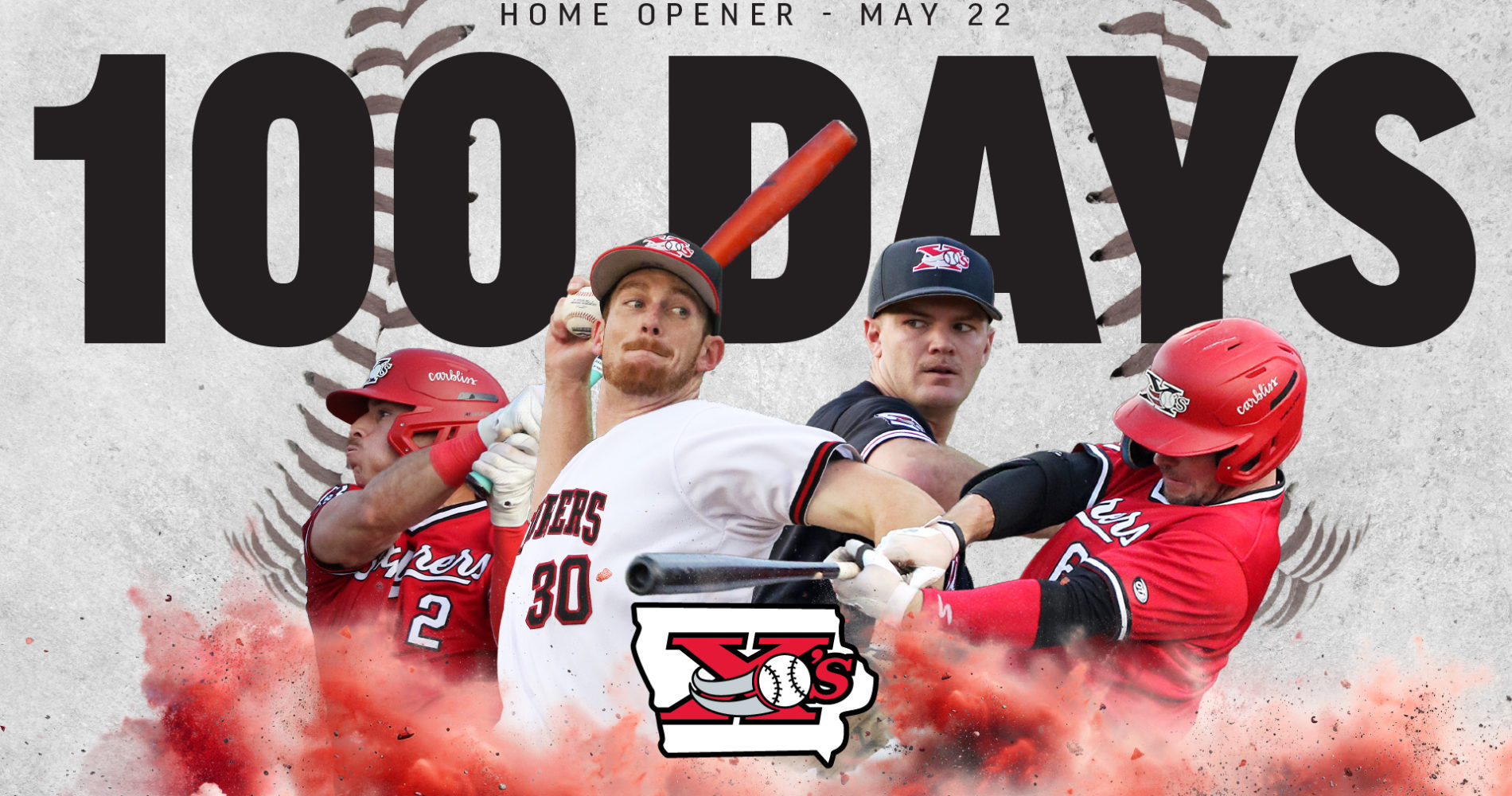 100 DAYS UNTIL OPENING DAY!