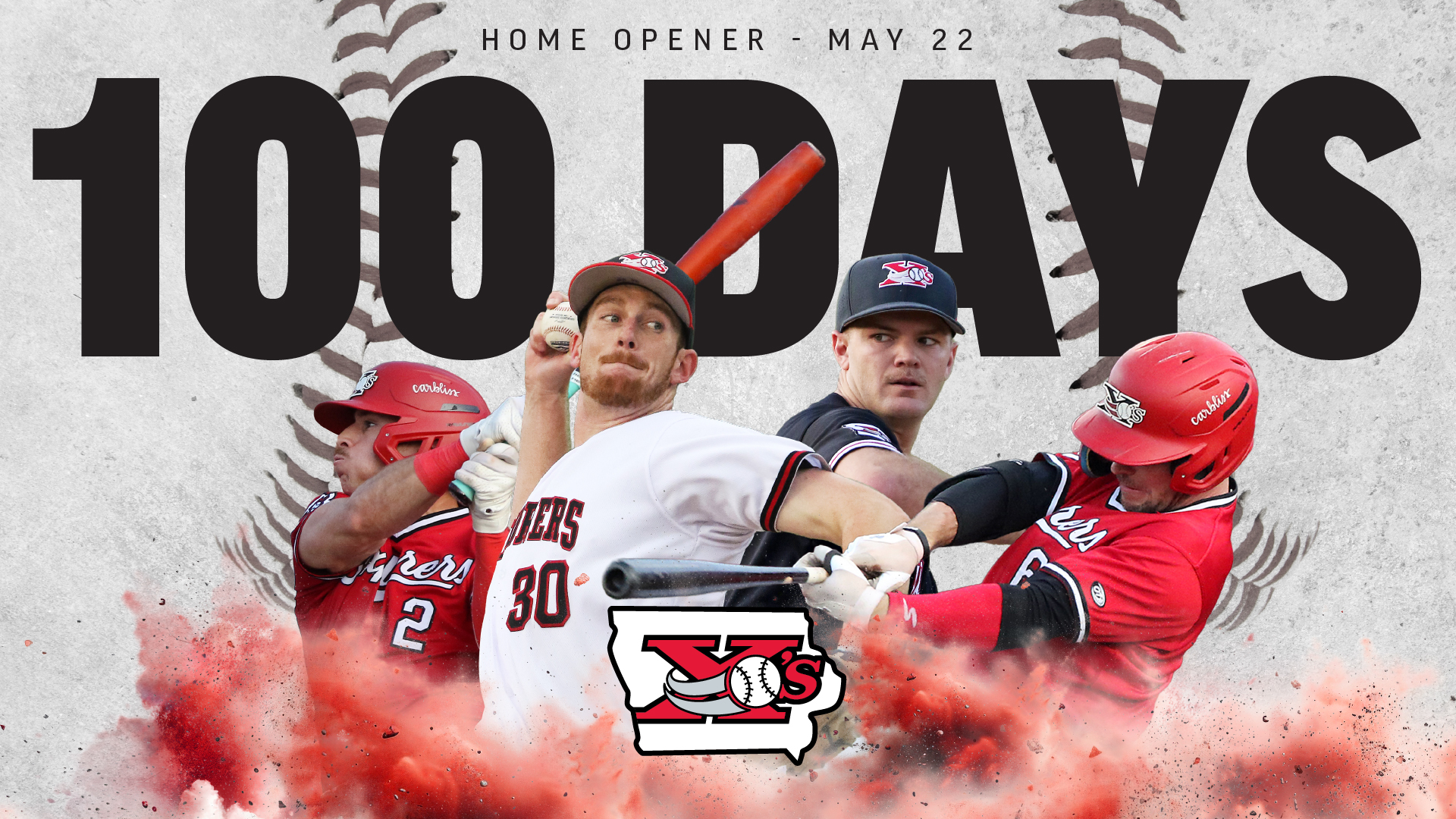 100 DAYS UNTIL OPENING DAY!