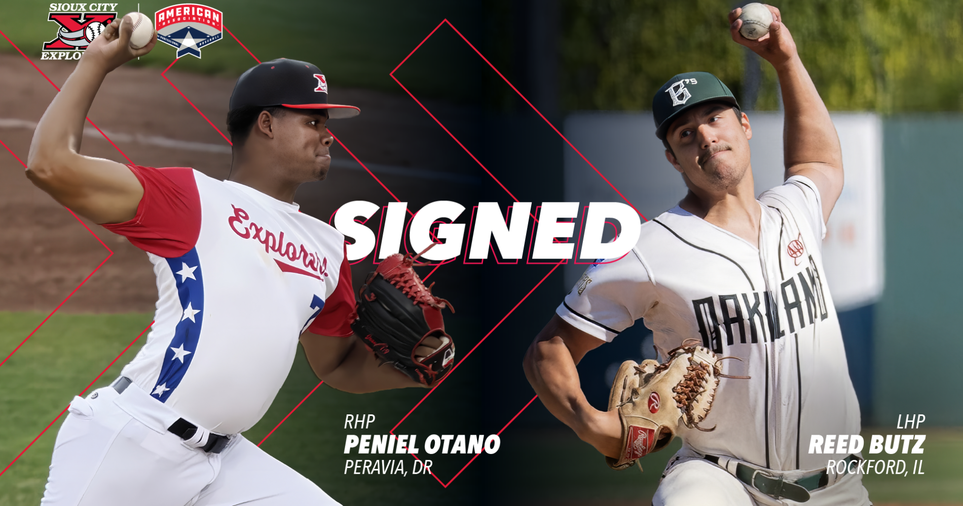  SIOUX CITY ADDS RIGHTY OTAÑO AND LEFTY BUTZ