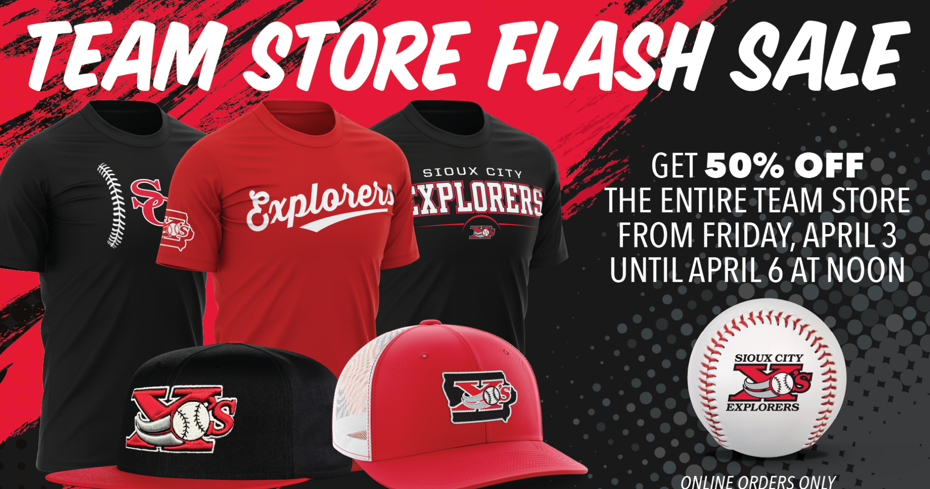 50 Days Away Means 50% in the Team Store!