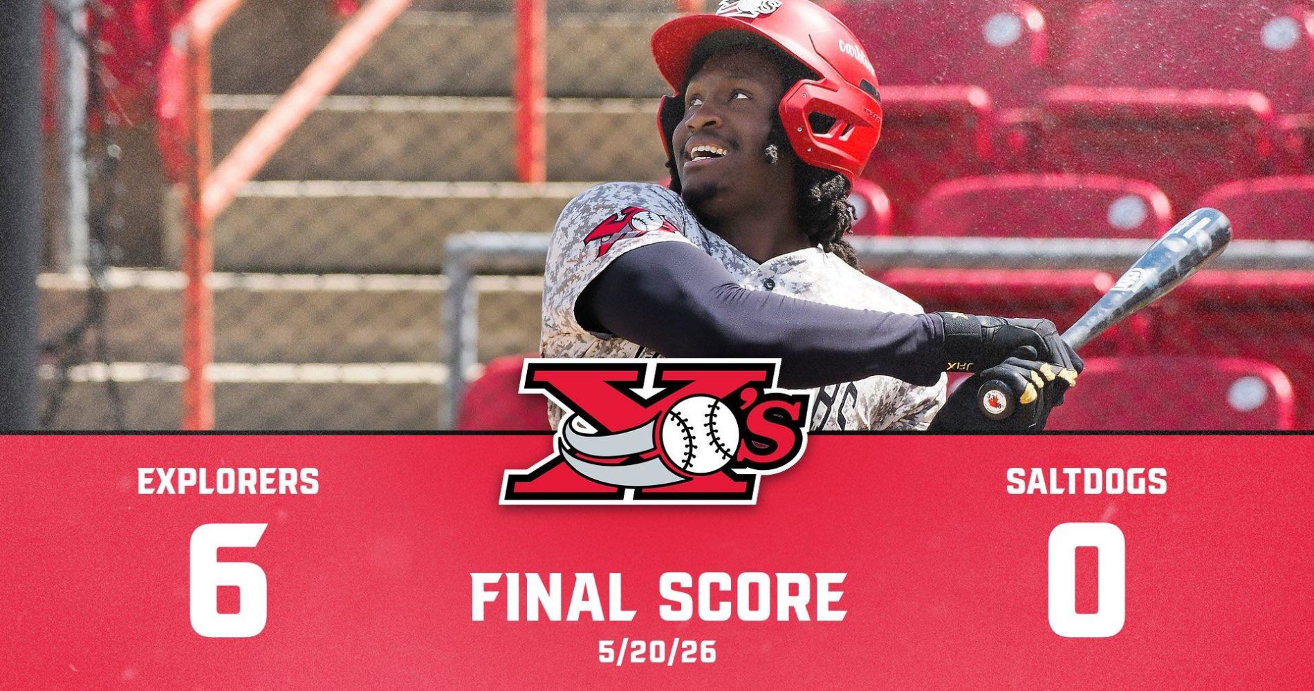 EXPLORERS SPLIT A PAIR WITH SALTDOGS