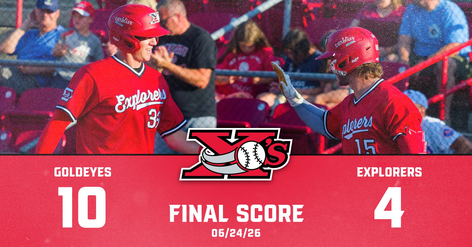 GOLDEYES SURGE IN EIGHTH TO DROP EXPLORERS