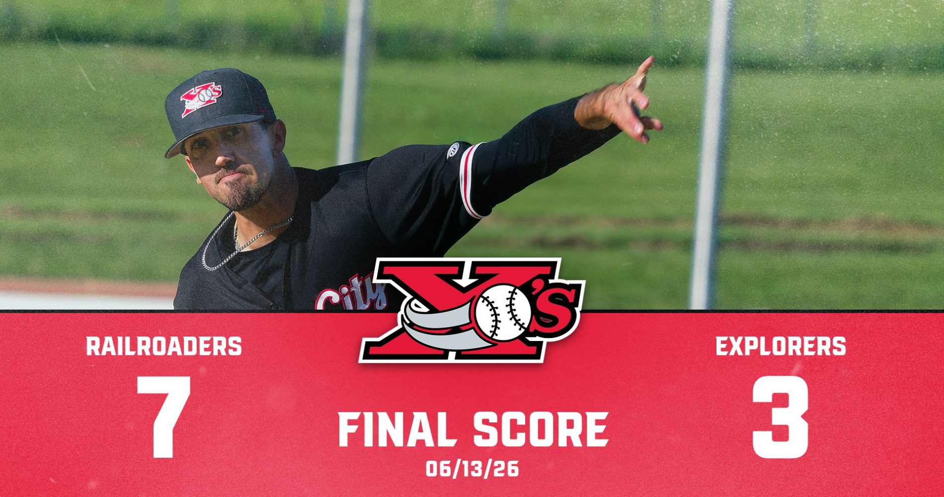 RAILROADERS PULL AWAY LATE TO BEAT THE EXPLORERS