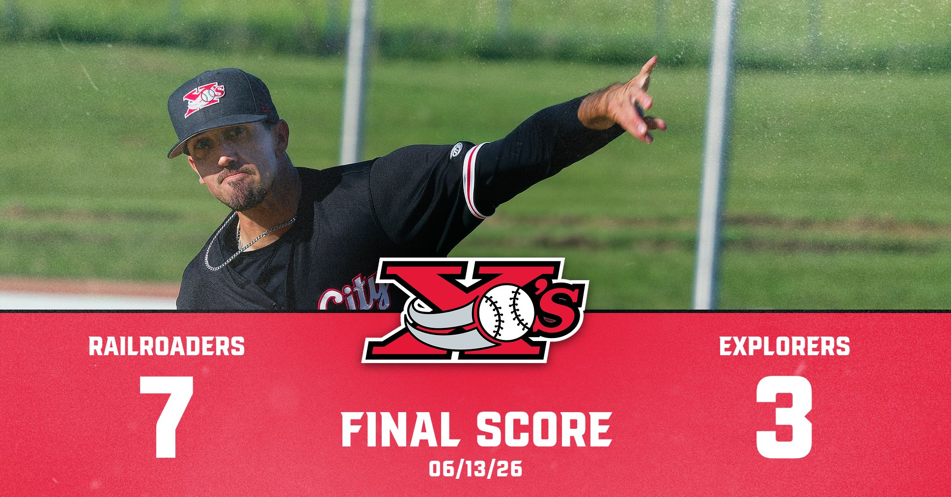 RAILROADERS PULL AWAY LATE TO BEAT THE EXPLORERS