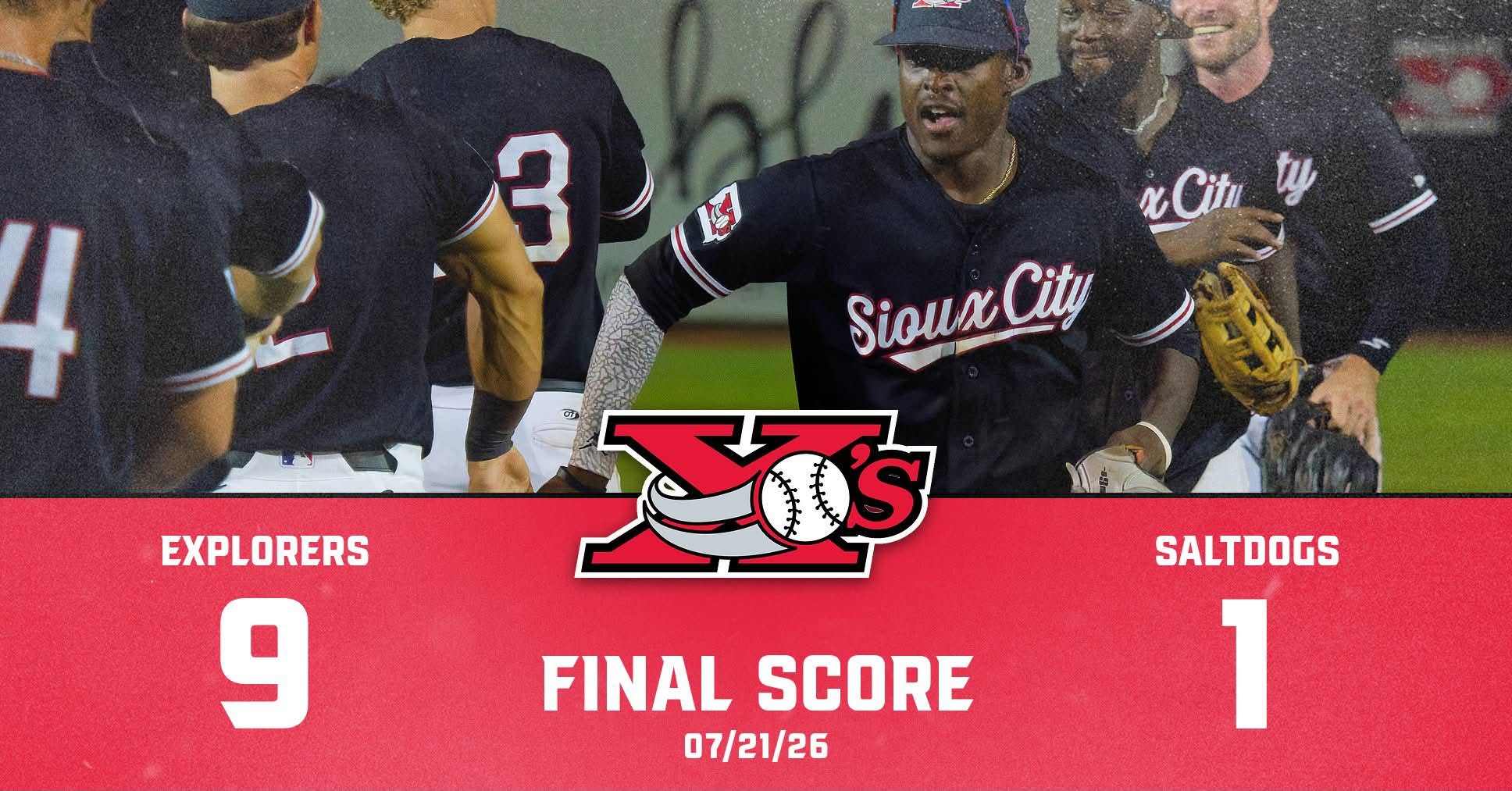 SIOUX CITY SNAPS SKID WITH DOMINANT 9–1 VICTORY IN LINCOLN