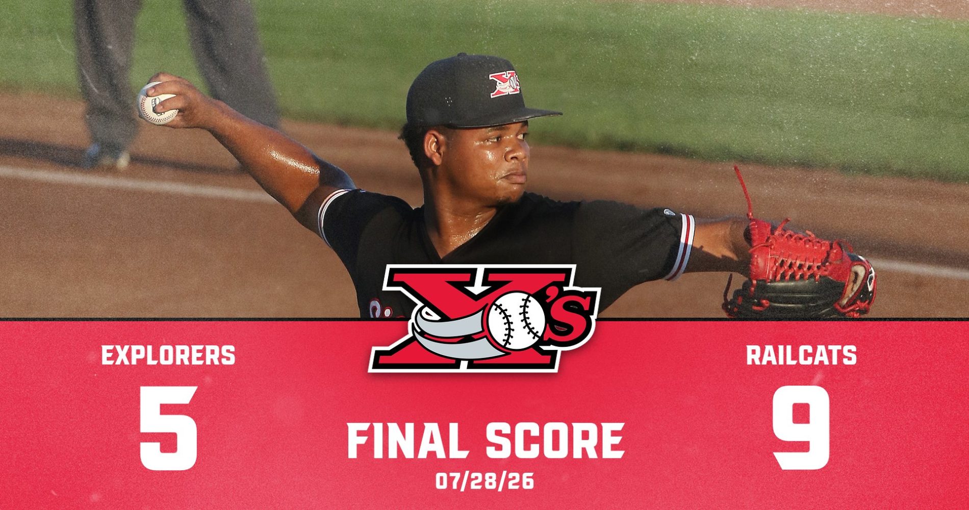 EXPLORERS’ EARLY LEAD FADES AS RAILCATS RALLY FOR 9–5 VICTORY