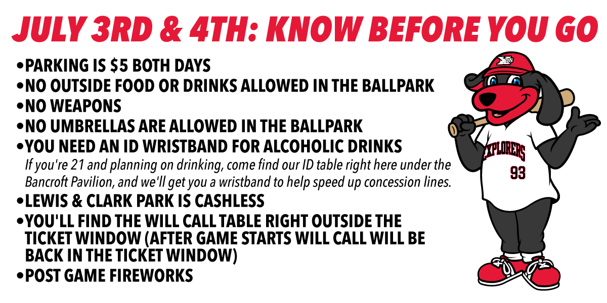THINGS TO KNOW BEFORE THE BIG WEEKEND!