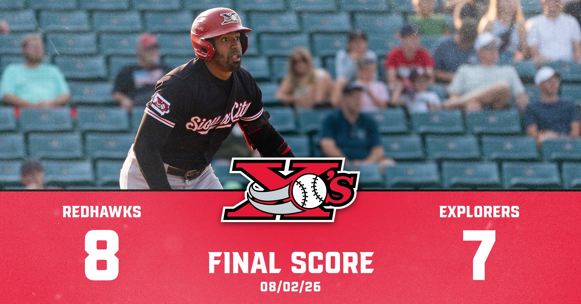 SIOUX CITY’S NINTH‑INNING RALLY NOT ENOUGH IN 8–7 LOSS