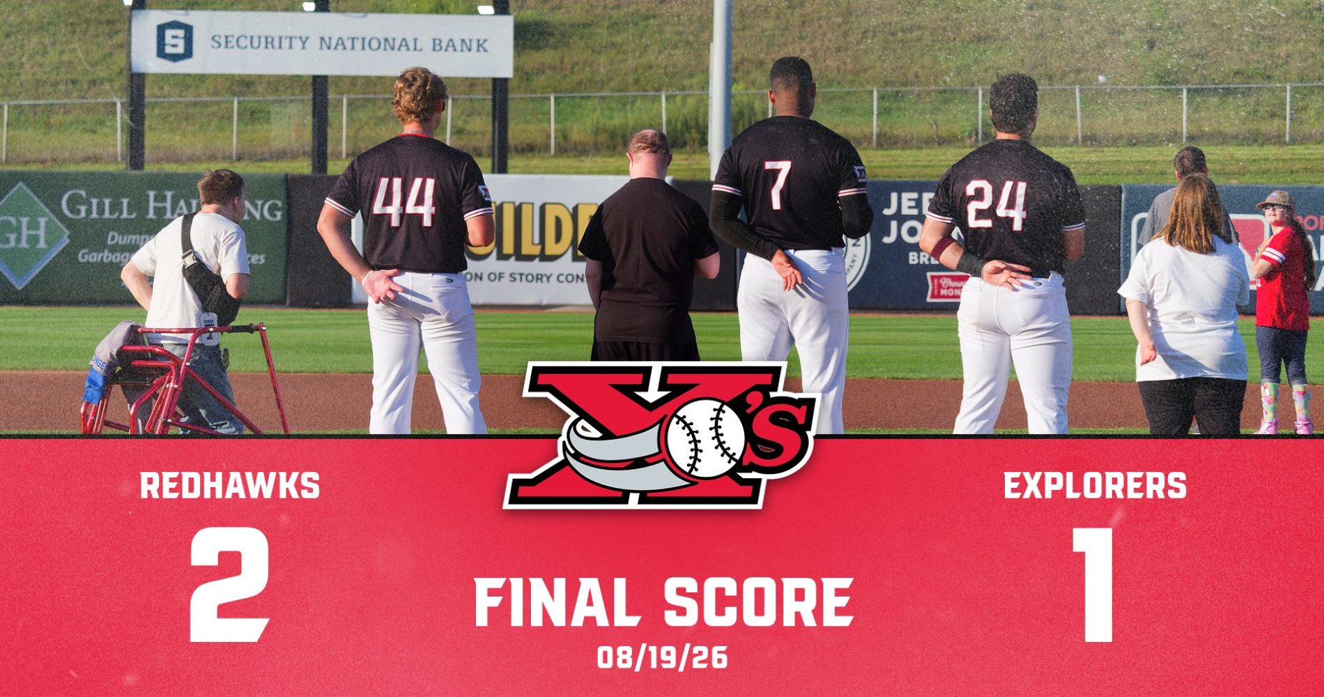 EXPLORERS EDGED 2-1 IN TIGHT BATTLE WITH REDHAWKS