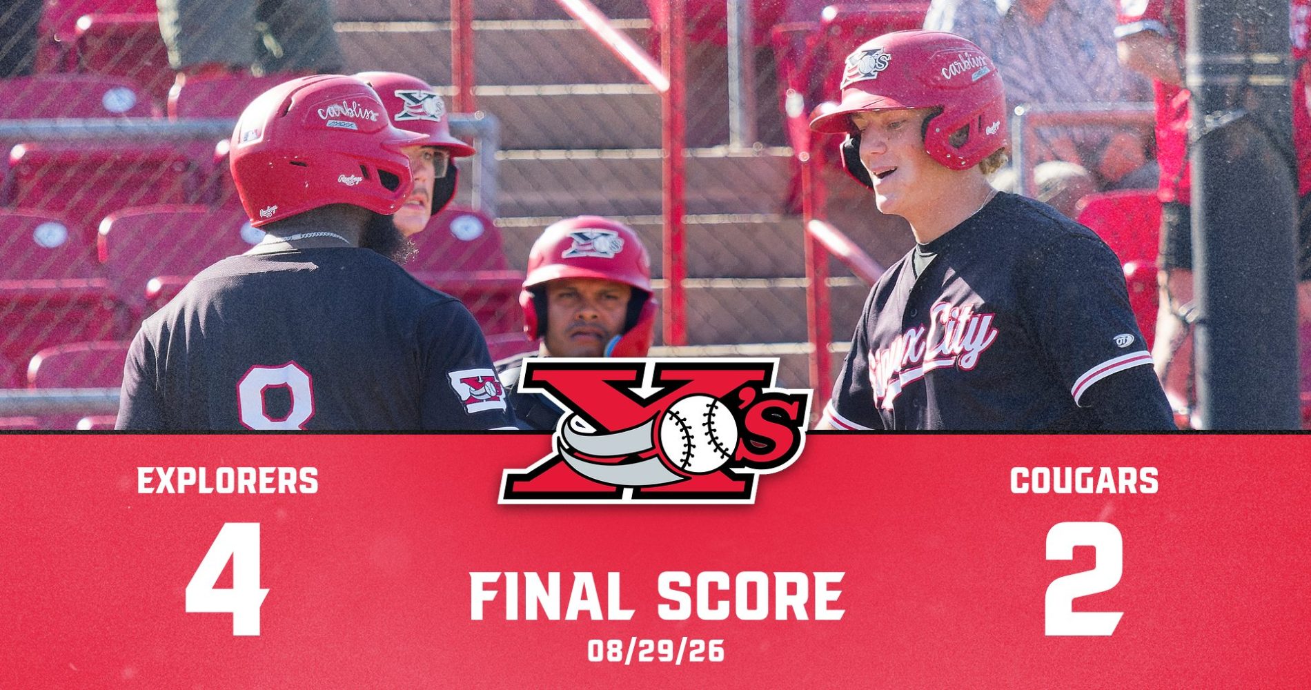 SIOUX CITY REBOUNDS IN NIGHTCAP TO EARN SPLIT