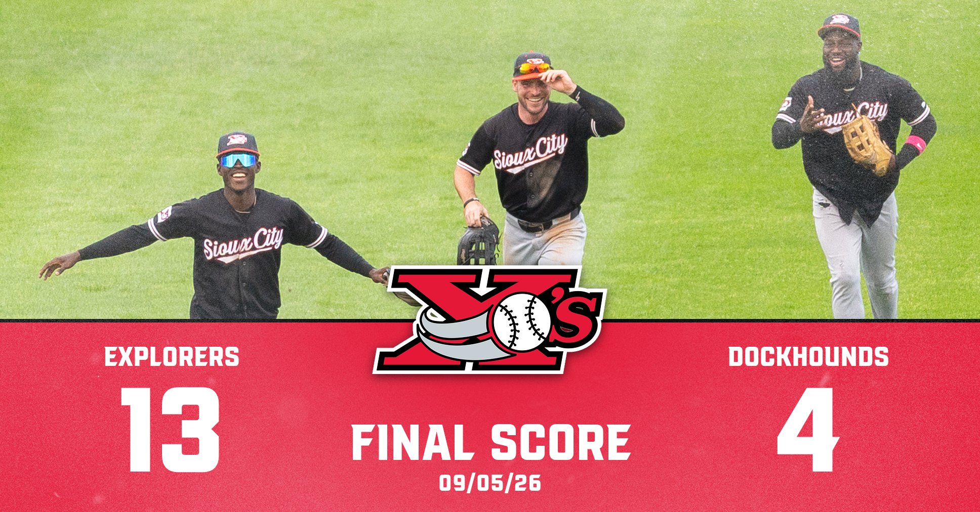 EXPLORERS ROLL 13–4, BUT PLAYOFF HOPES END WITH SIOUX FALLS WIN