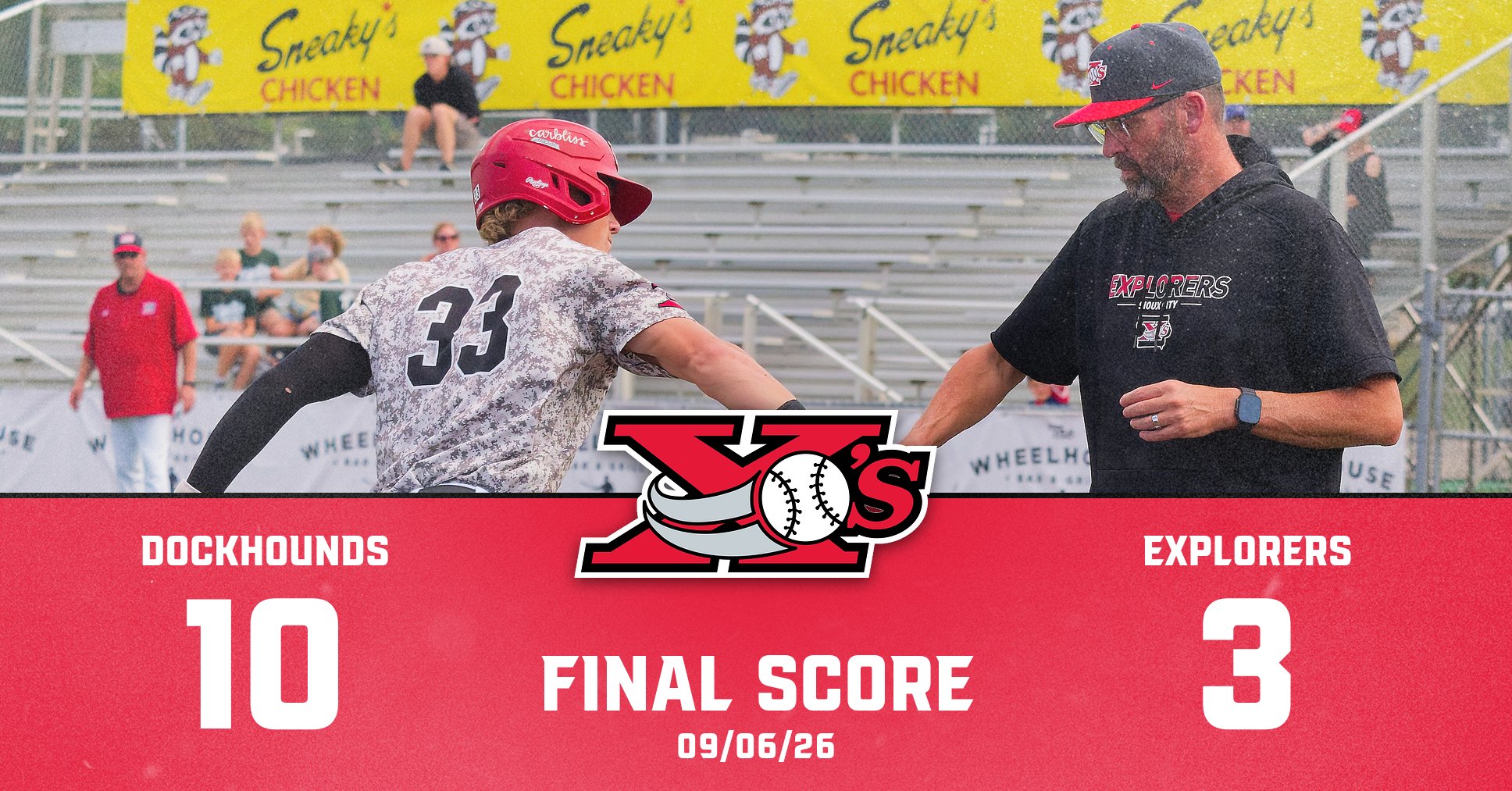 SIOUX CITY SLOWED EARLY ON SUNDAY 10-3 AT LAKE COUNTRY