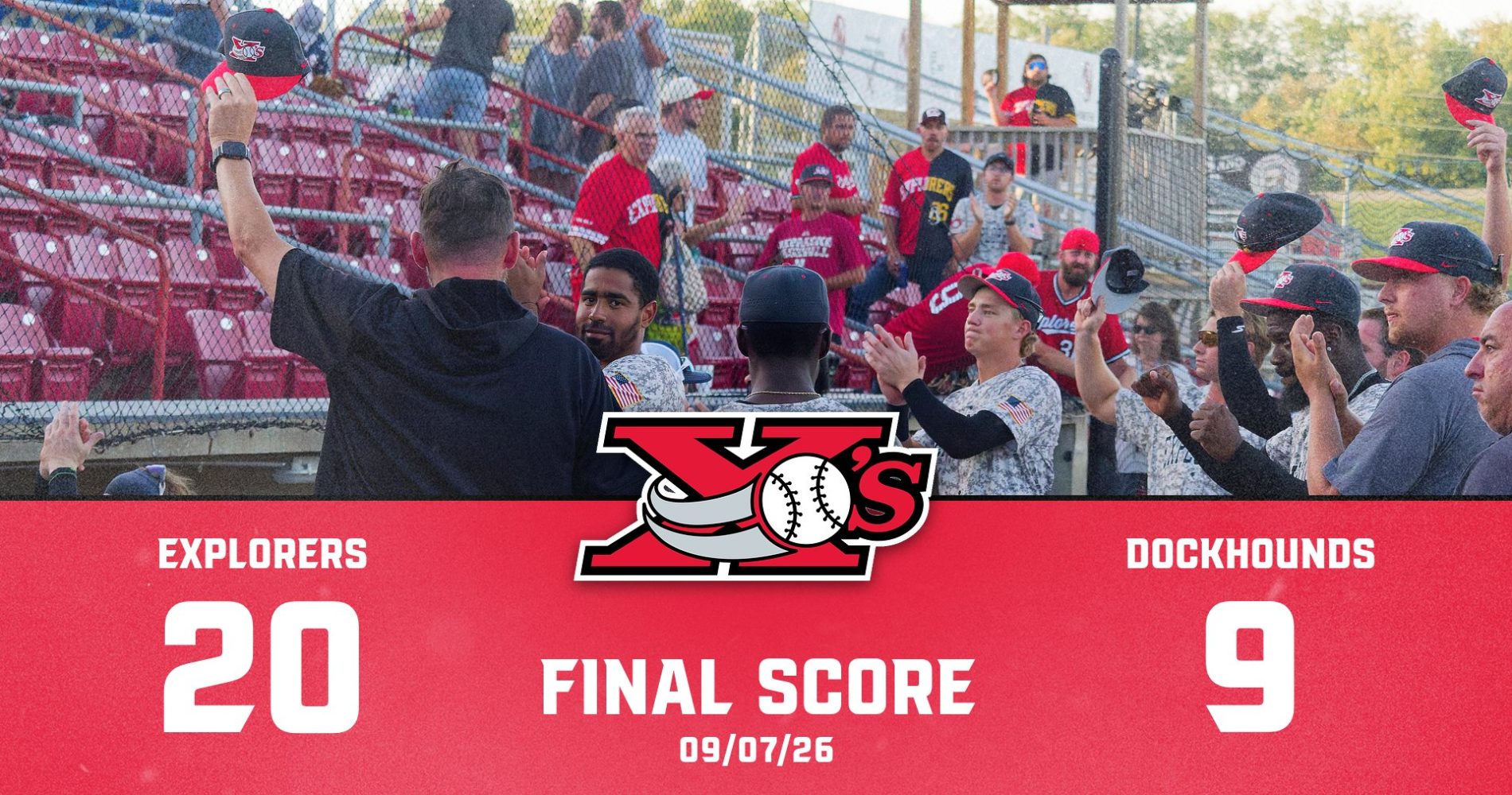 EXPLORERS CLOSE 2026 WITH 20‑RUN, SEVEN‑HOMER SHOWCASE